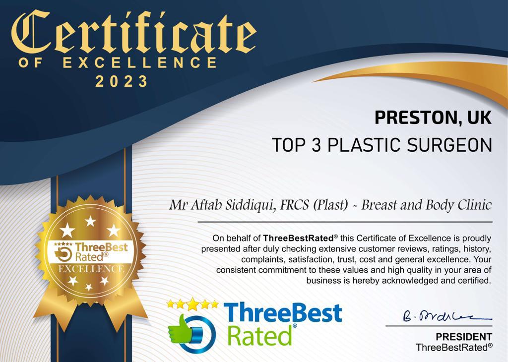 ThreeBest Rated Certificate